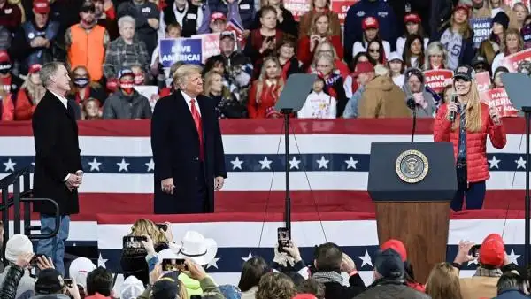 Trump en un acto electoral en Georgia Trump en un acto electoral en Georgia