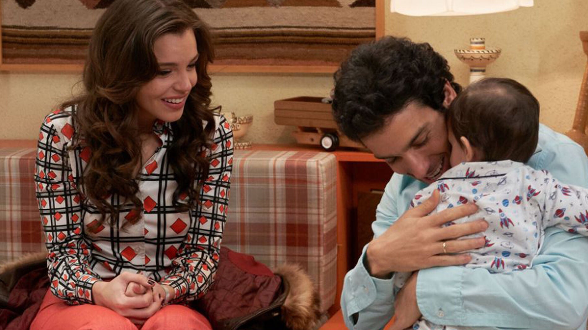 Mar&iacute;a e Ignacio con Joselito en 'Amar es para siempre'