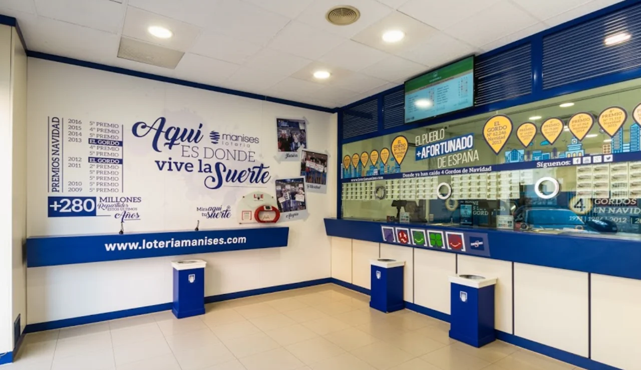 Imagen de archivo de la administración de la Lotería de Manises