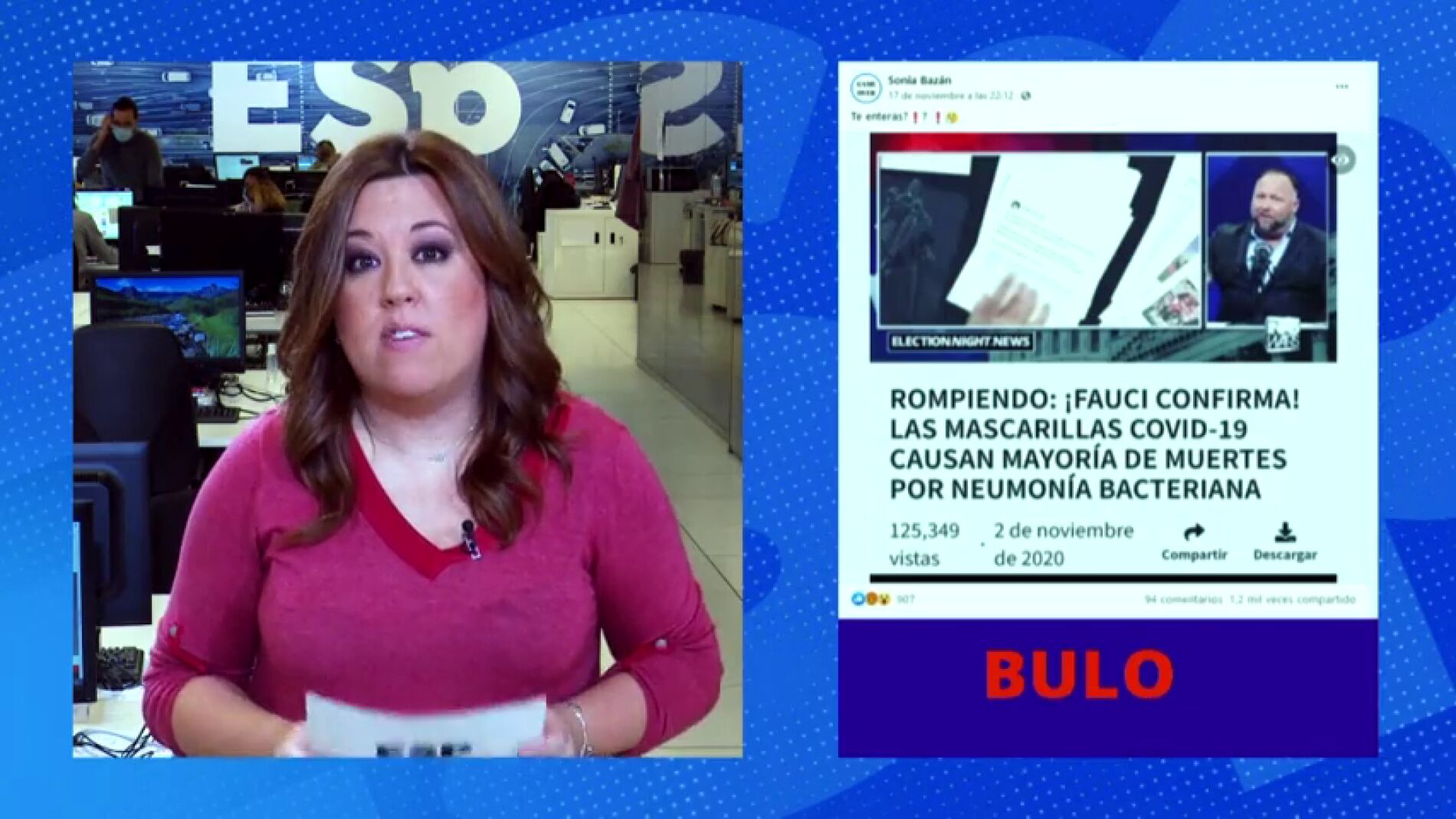 Las declaraciones falsas atribuidas a Anthony Fauci sobre las mascarillas y la pandemia del coronavirus