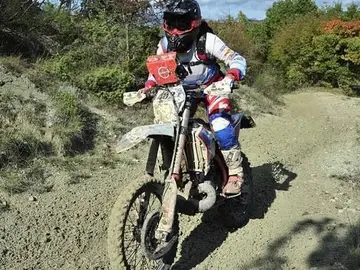 La piloto Sara Lenzi en un rally La piloto Sara Lenzi en un rally