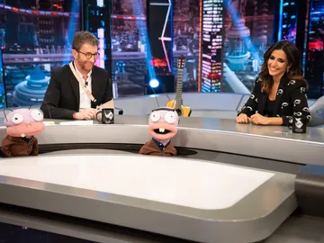 Pablo Motos e Inma Cuesta, dos alumnos ejemplares en la clase intensiva de Trancas y Barrancas Pablo Motos e Inma Cuesta, dos alumnos ejemplares en la clase intensiva de Trancas y Barrancas