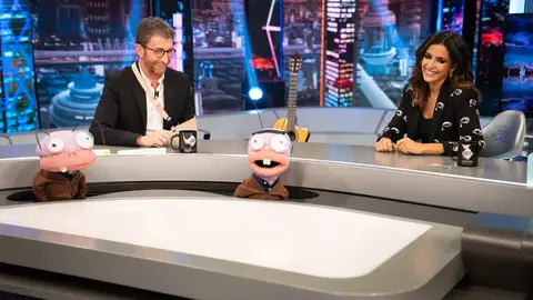 Pablo Motos e Inma Cuesta, dos alumnos ejemplares en la clase intensiva de Trancas y Barrancas Pablo Motos e Inma Cuesta, dos alumnos ejemplares en la clase intensiva de Trancas y Barrancas