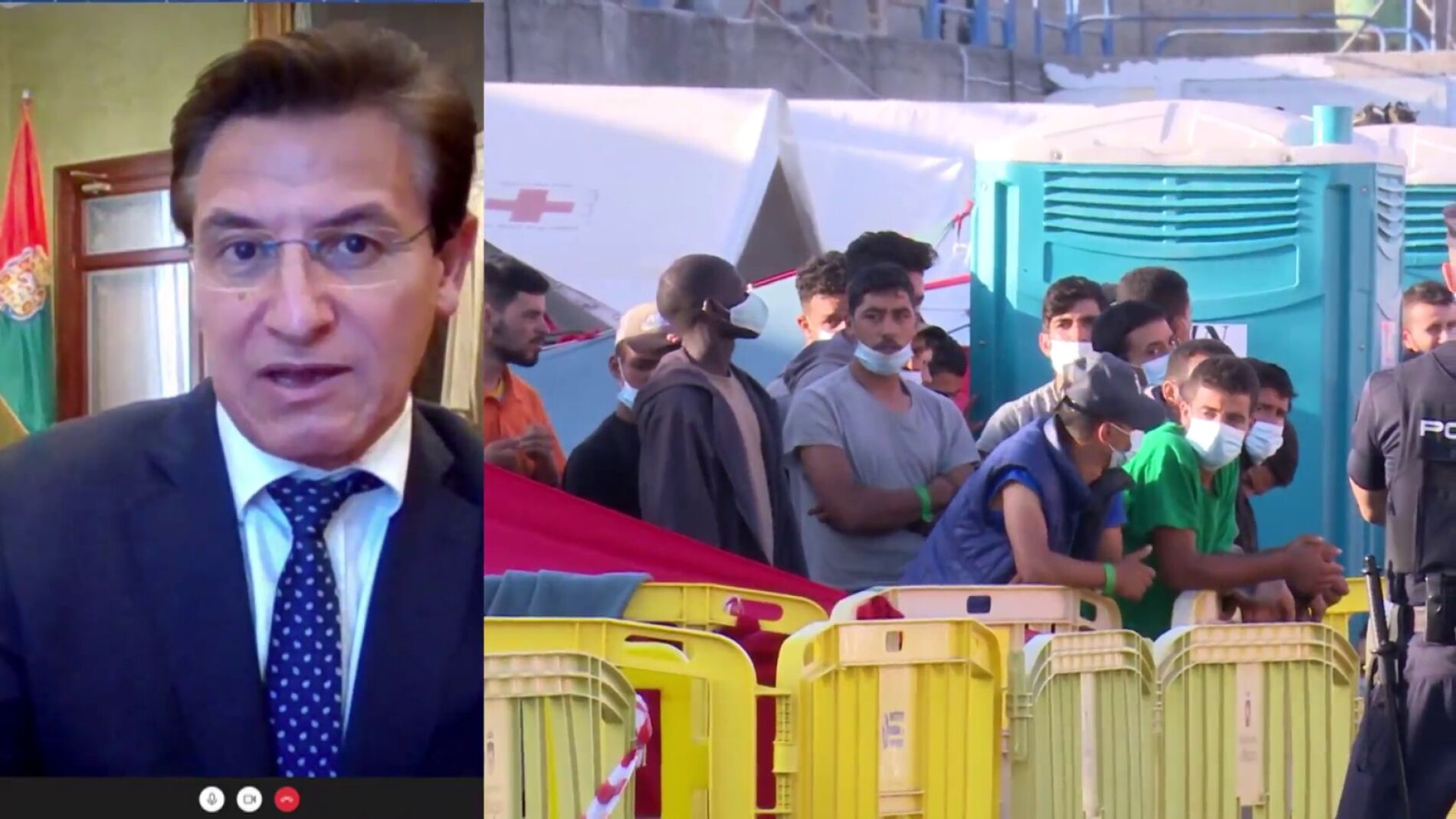 Luis Salvador, alcalde de Granada sobre la pol&eacute;mica llegada de 200 inmigrantes
