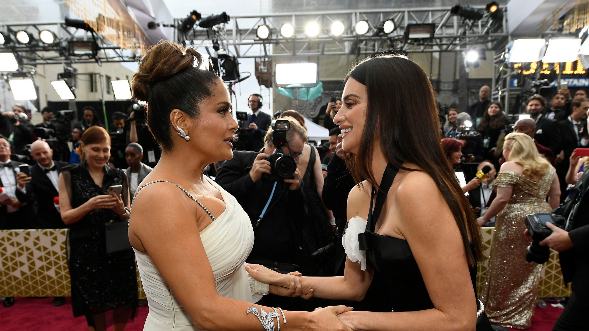 Salma Hayek y Penélope Cruz