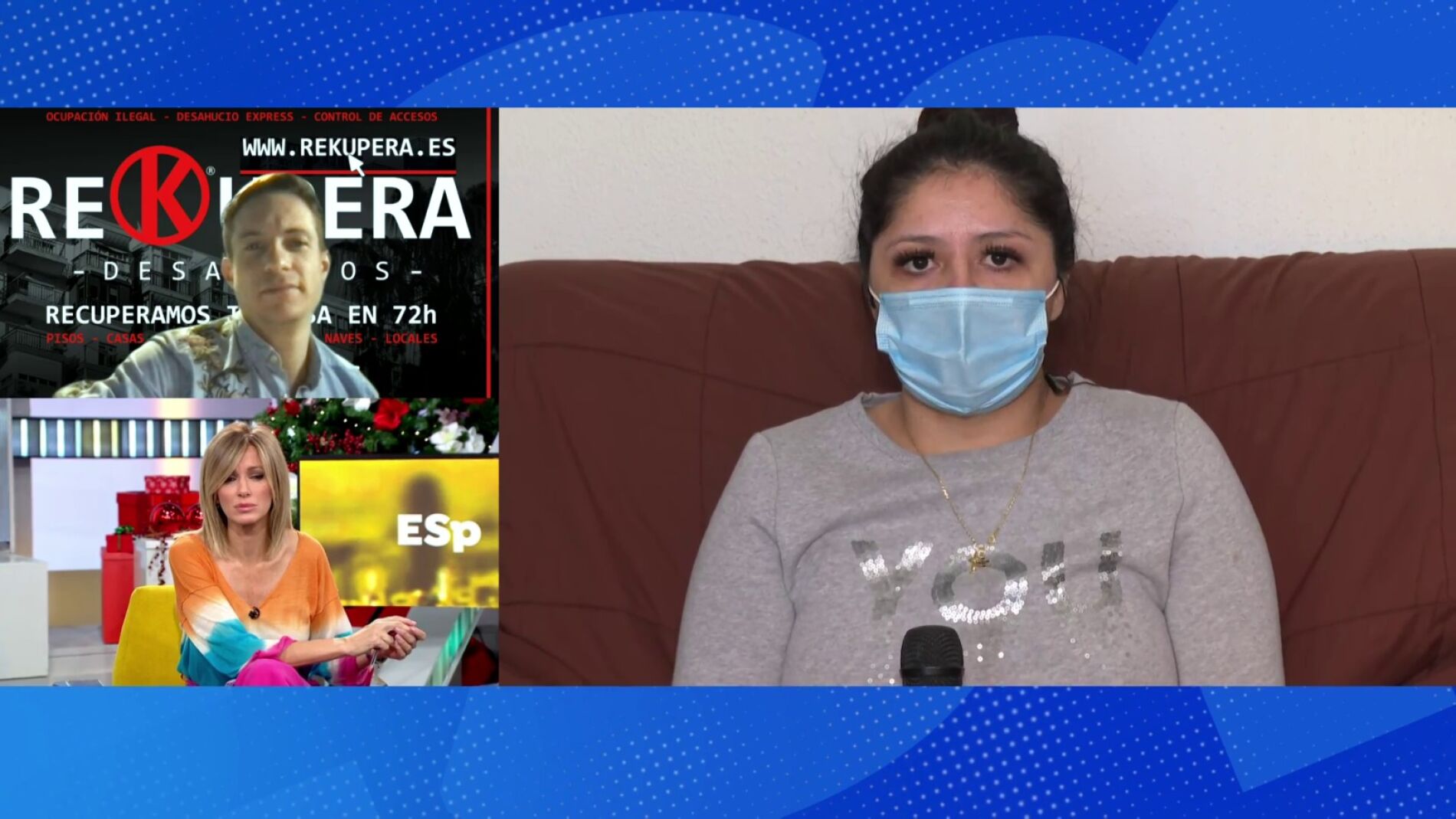 Yuri, okupa de una vivienda explica su situaci&oacute;n