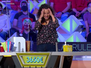 Marina consigue hacer una jugada perfecta en el panel con bote de 'La ruleta de la suerte'