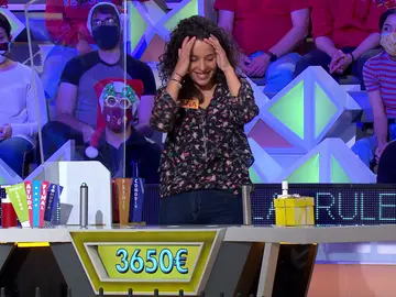Marina consigue hacer una jugada perfecta en el panel con bote de 'La ruleta de la suerte' Marina consigue hacer una jugada perfecta en el panel con bote de 'La ruleta de la suerte'