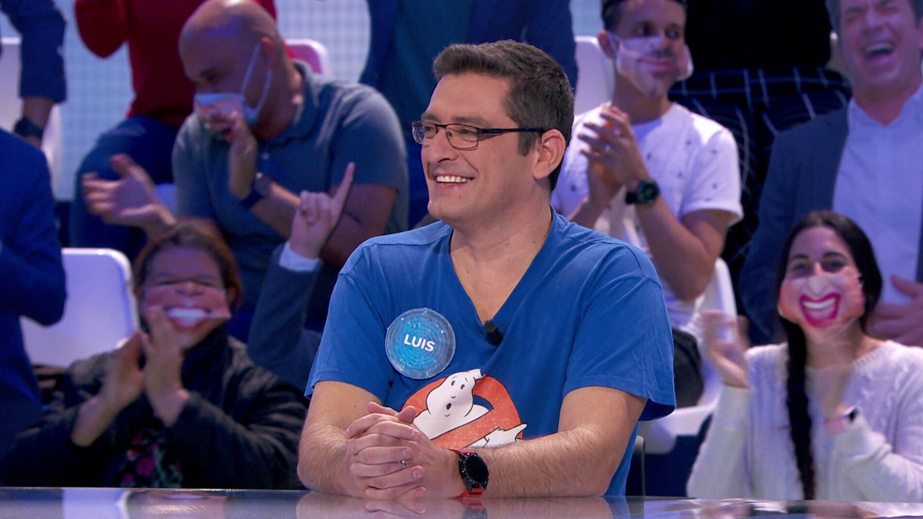 “¡Madre mía, cuánto fan tienes aquí!”: el público de ‘Pasapalabra’ se vuelca con Luis tras su regreso al equipo azul 