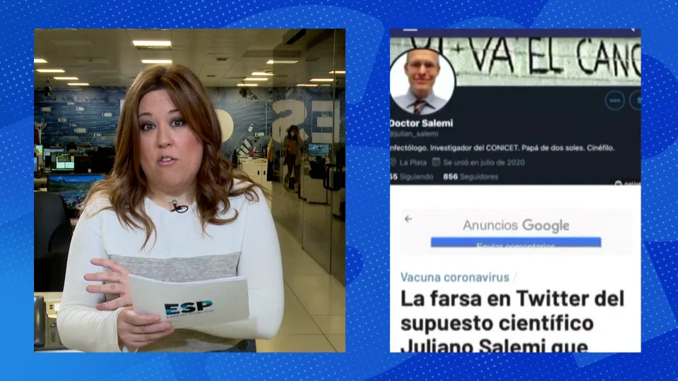 La farsa en Twitter del infectólogo Salemi No es quien dice ser en redes sociales