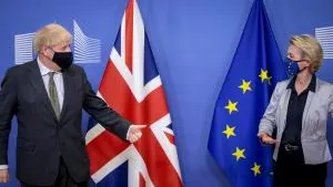 Boris Johnson y Ursula von der Leyen Brexit
