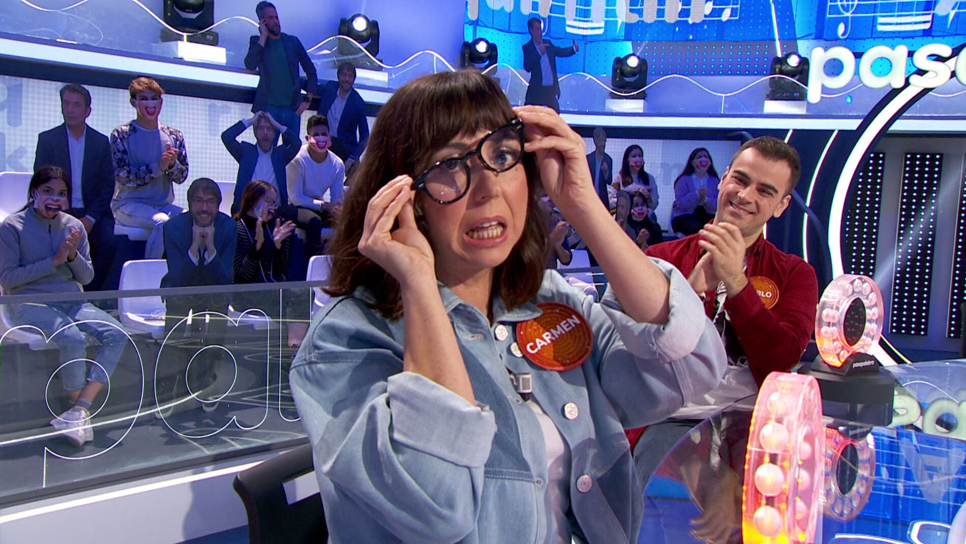 El descarte navideño de Carmen Ruiz le da la victoria al ritmo de ‘Ay del chiquirritín’ contra Juana Cordero en ‘La Pista’ 