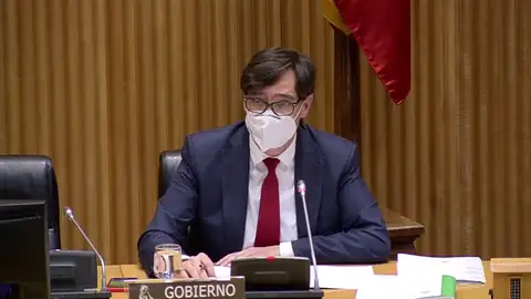 Salvador Illa, ante la Comisión de Sanidad del Congreso Salvador Illa, ante la Comisión de Sanidad del Congreso