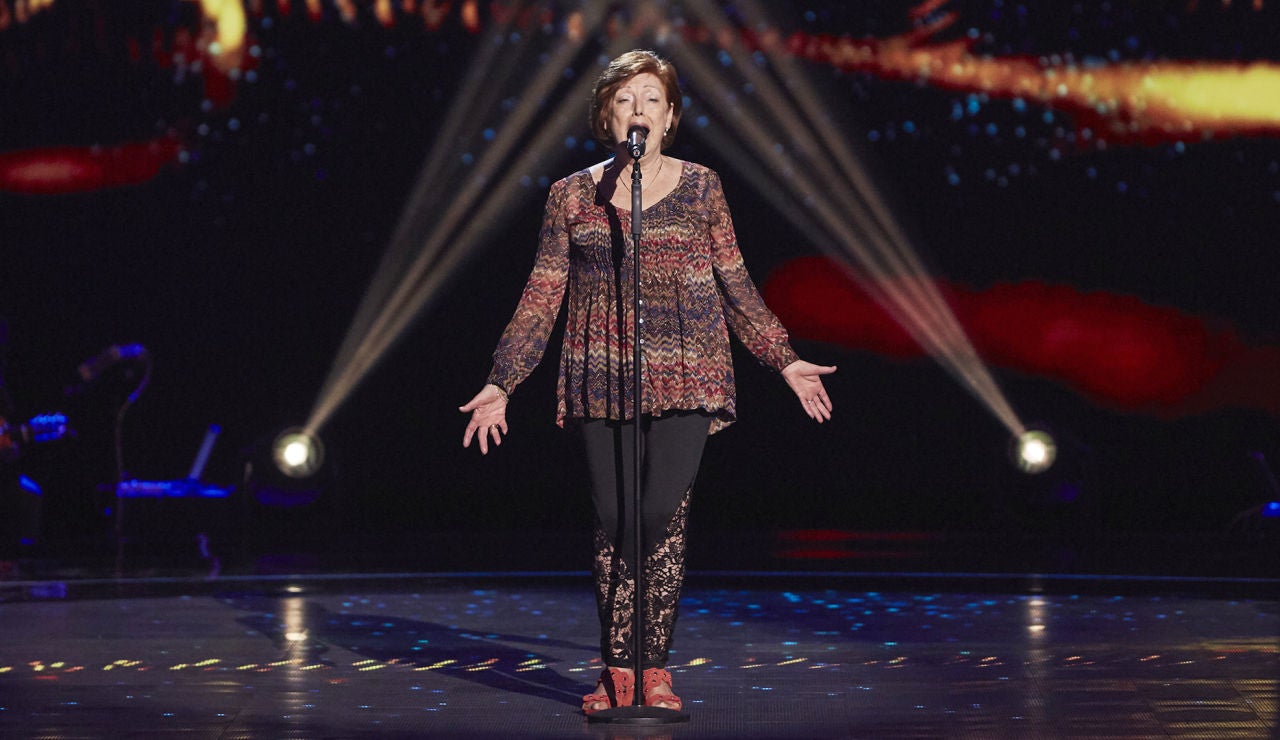 Mar&iacute;a Jos&eacute; Moreno canta &lsquo;Al alba&rsquo; en las Audiciones a ciegas de &lsquo;La Voz Senior&rsquo;