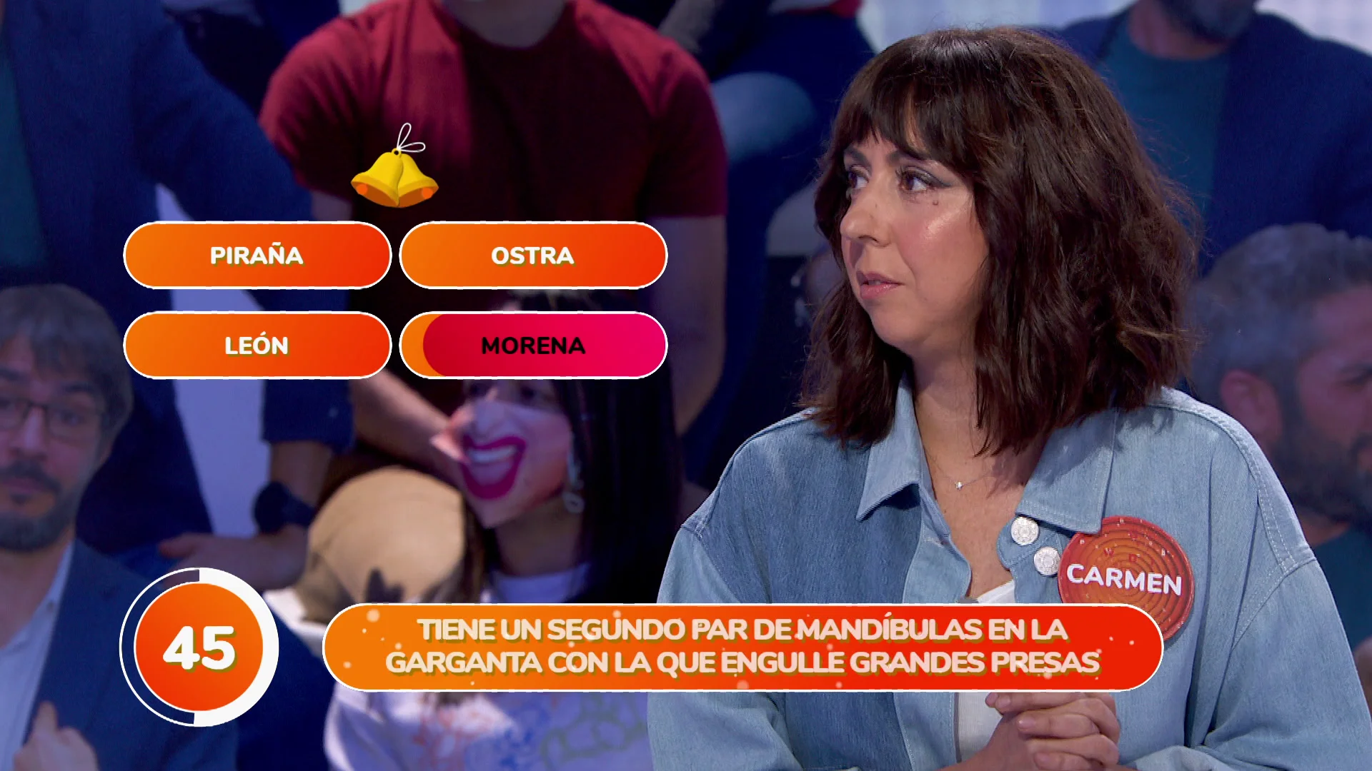 Espectacular comienzo en ‘Pasapalabra’: tan solo una morena se le resiste al equipo naranja en ‘Una de Cuatro’ Espectacular comienzo en ‘Pasapalabra’: tan solo una morena se le resiste al equipo naranja en ‘Una de Cuatro’