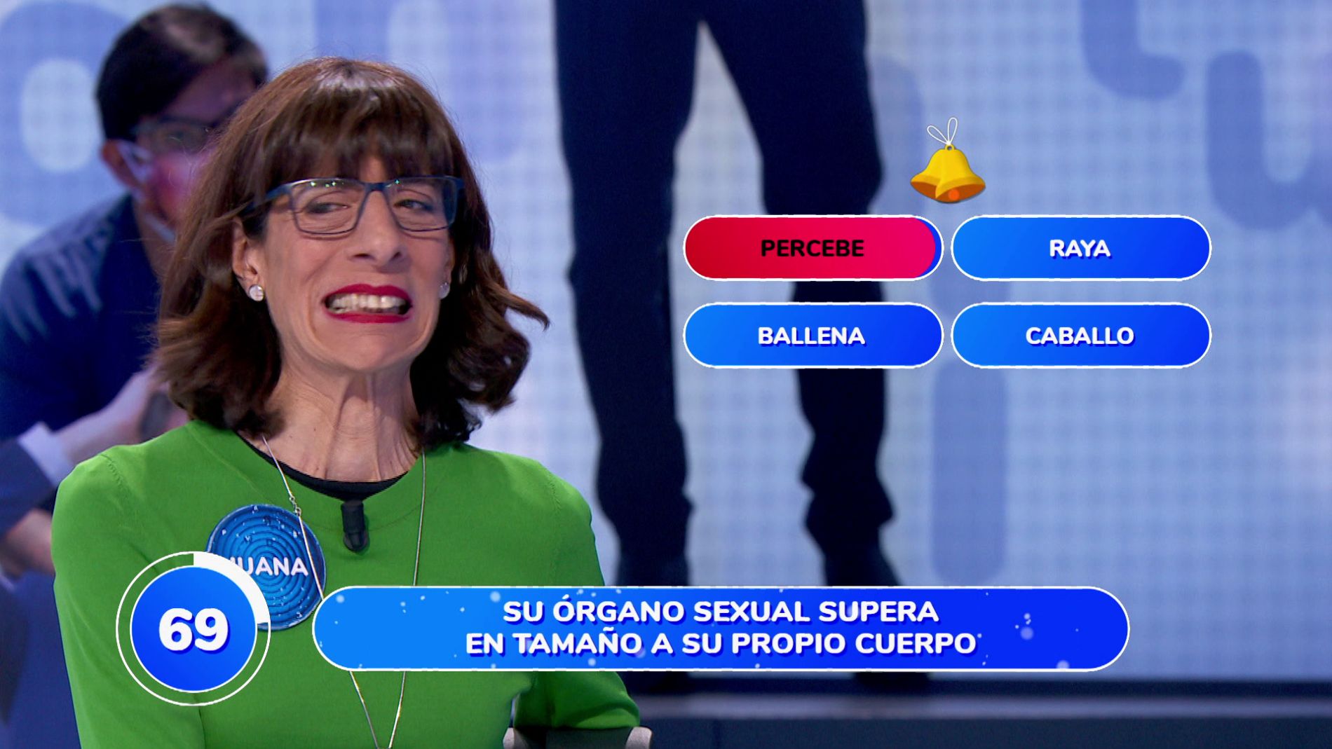 Un órgano sexual provoca el error de Juana Cordero en ‘Una de Cuatro’ 