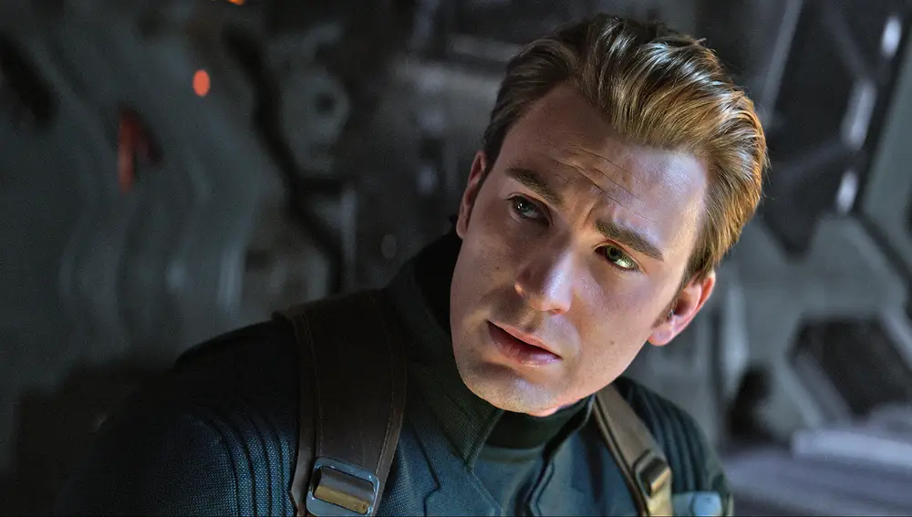 Chris Evans como Capitán América en 'Vengadores: Endgame'