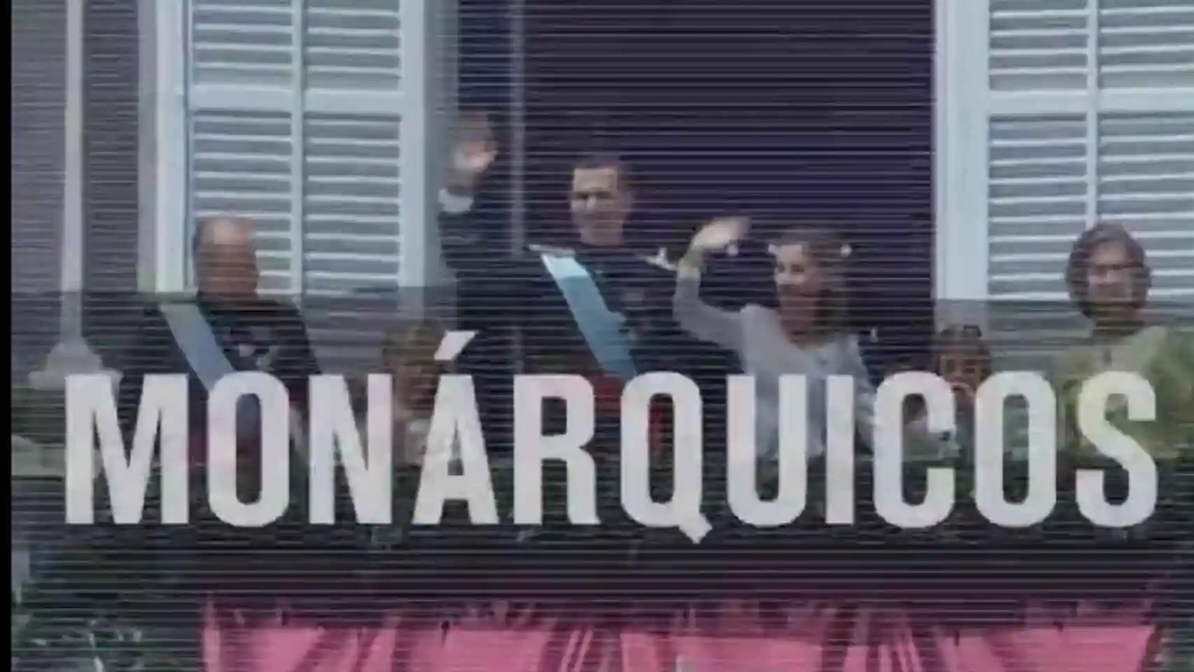 Captura de pantalla del vídeo de Podemos sobre la monarquía en su cuenta oficial de Twitter Monarquiía
