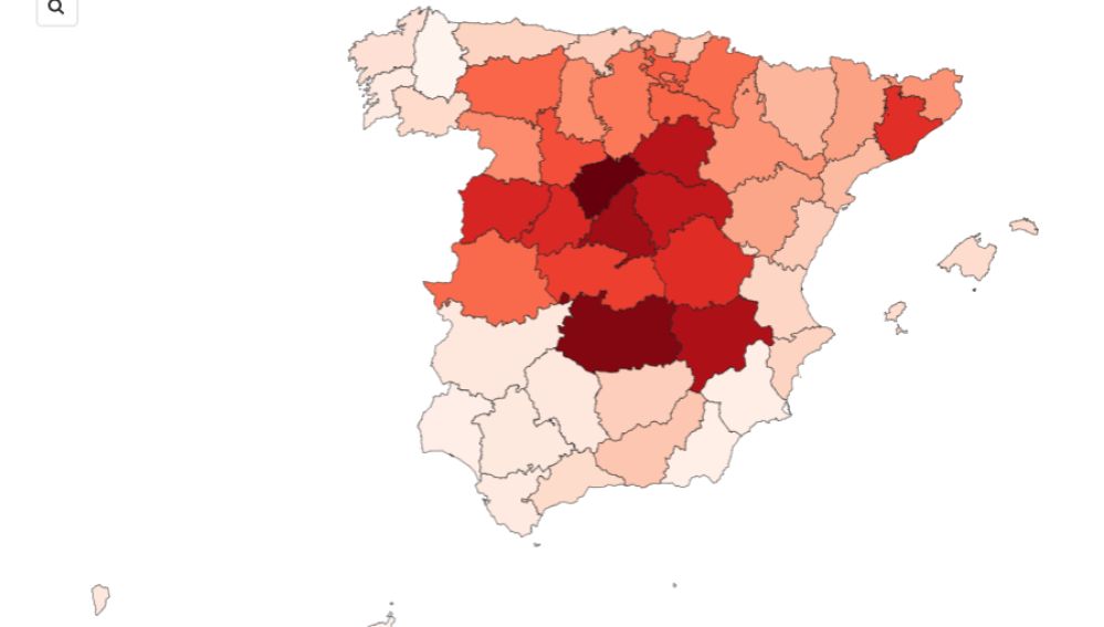 Comprueba la diferencia de muertos por coronavirus entre Gobierno y el INE por provincias