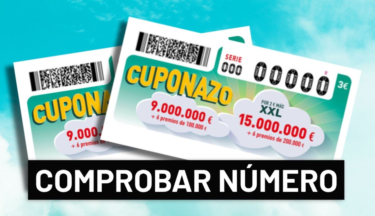 Comprobar lotería hoy Resultado de la Euromillones, Cuponazo ONCE