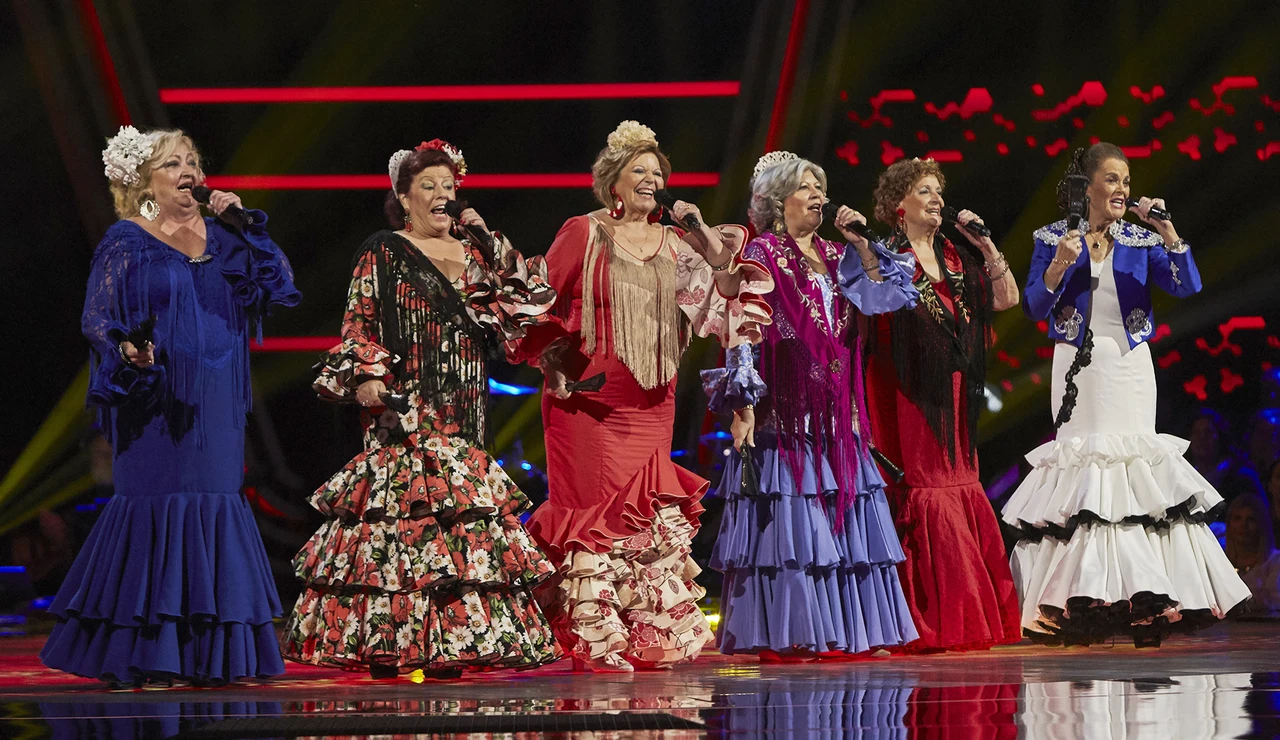 Las Senior Copleras cantan ‘De Andalucía soy’ en las Audiciones a ciegas de ‘La Voz Senior’