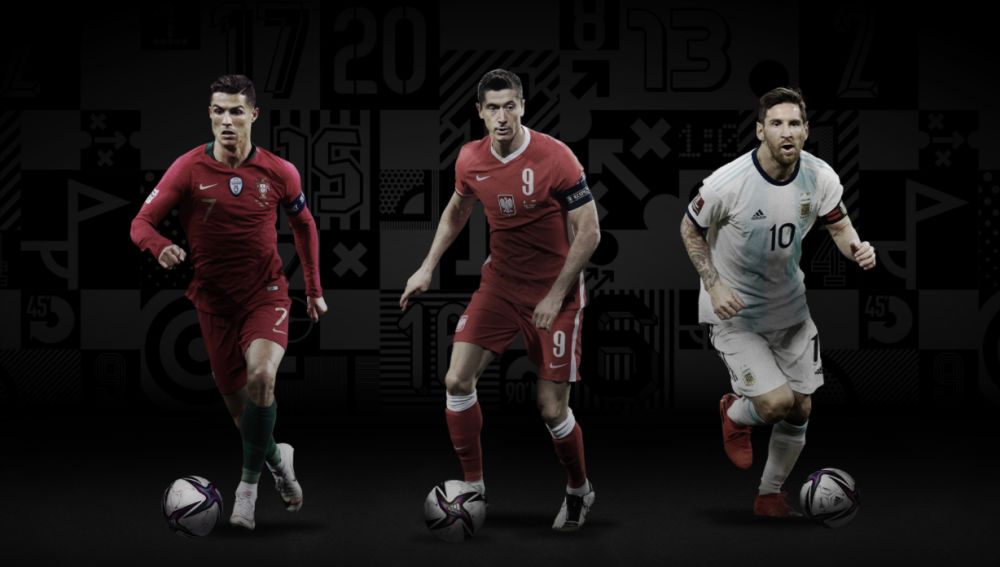 Cristiano Ronaldo, Leo Messi y Lewandowski, los tres finalistas al premio The Best de la FIFA