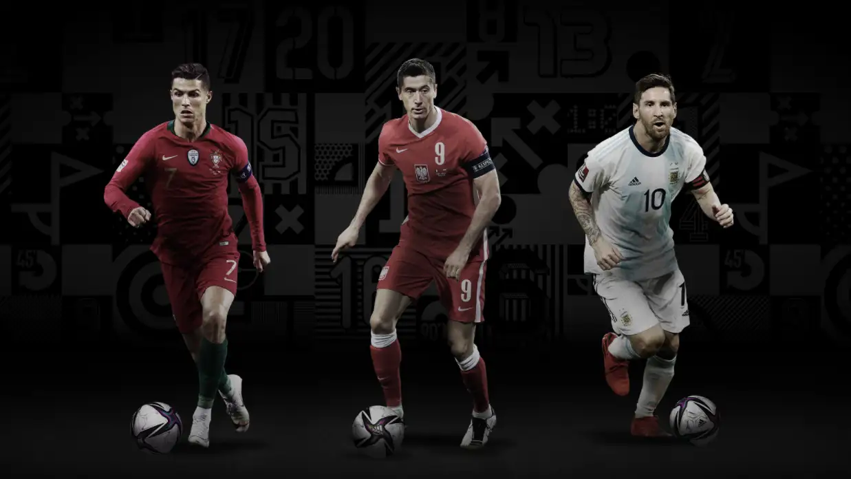 Cristiano Ronaldo, Leo Messi y Lewandowski, los tres finalistas al premio The Best de la FIFA Cristiano Ronaldo, Leo Messi y Lewandowski, los tres finalistas al premio The Best de la FIFA