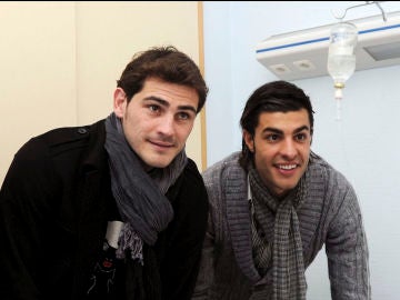 Iker Casillas y Miguel Torres