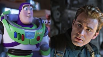 Chris Evans y Buzz Lightyear
