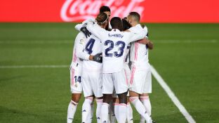 El Real Madrid celebra un gol 