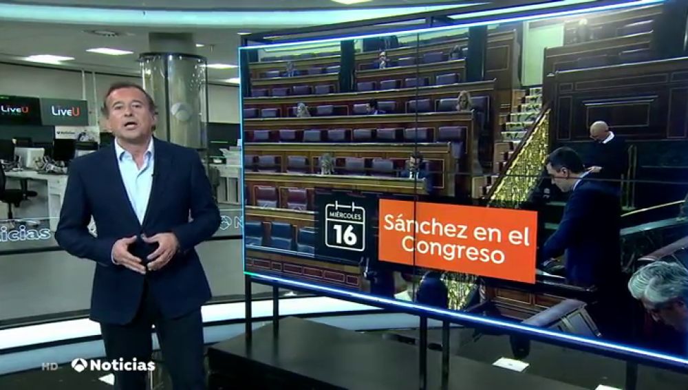La semana comienza con una cargada agenda política con Pedro Sánchez en el Congreso