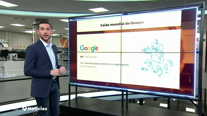 Google sufre una ca&iacute;da temporal y Gmail, Youtube, Google Drive y el resto de servicios dejan de funcionar