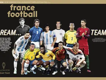 El mejor XI de la historia, según France Football El mejor XI de la historia, según France Football