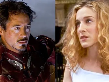 Robert Downey Jr. como Iron Man y Sarah Jessica Parker en 'Sexo en NY' Robert Downey Jr. como Iron Man y Sarah Jessica Parker en 'Sexo en NY'