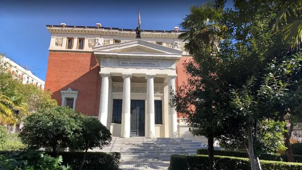 Fachada de la RAE Fachada de la RAE