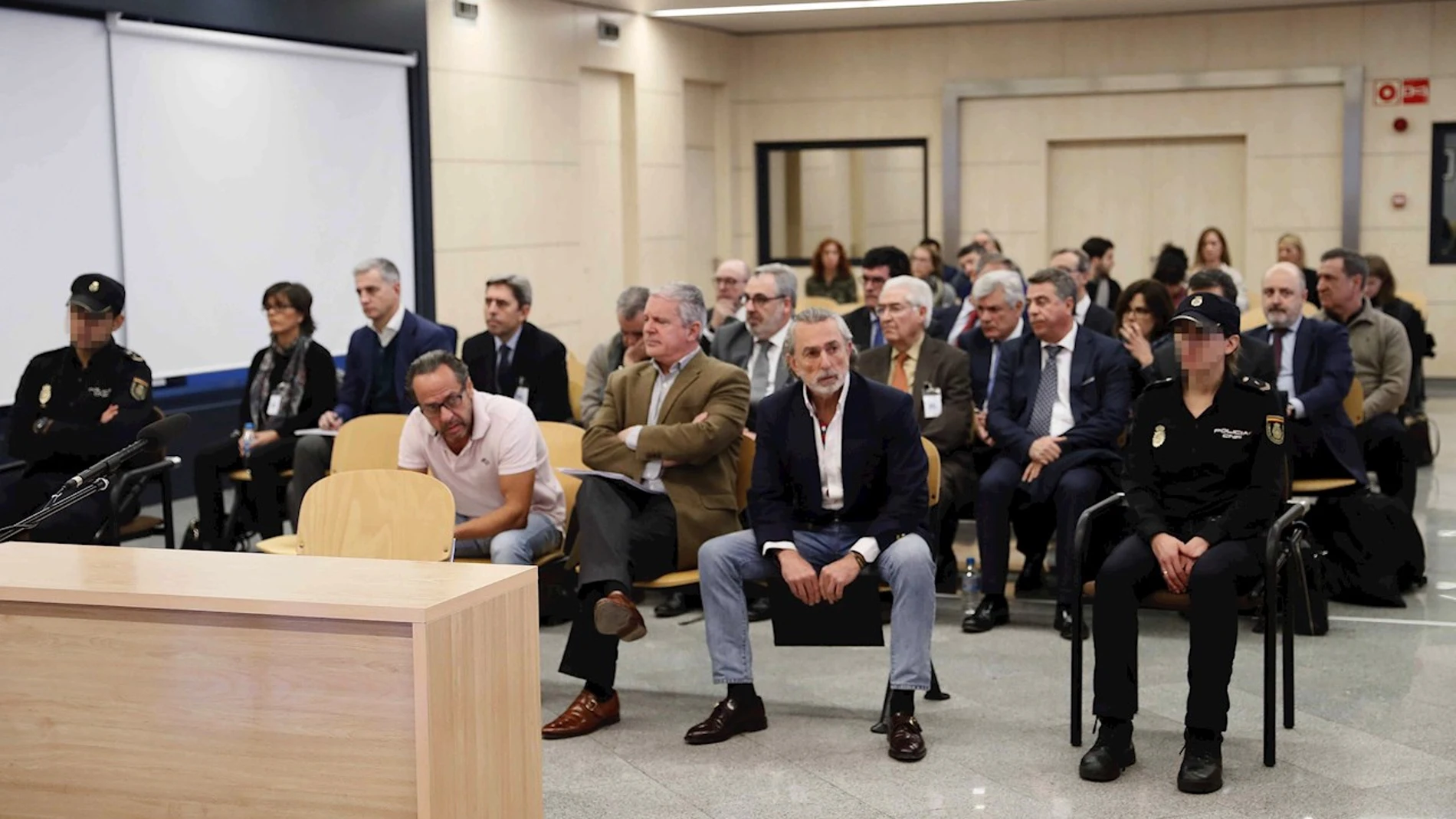 Banquillo de los acusados en el caso Gürtel Banquillo de los acusados en el caso Gürtel