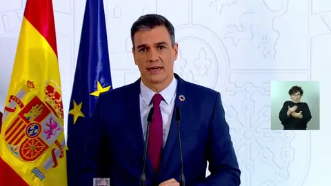 Pedro Sánchez: "El objetivo es evitar una tercera ola de coronavirus, no la inmunidad colectiva" Pedro Sánchez: "El objetivo es evitar una tercera ola de coronavirus, no la inmunidad colectiva"