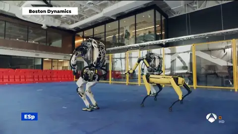 Una empresa enseña a bailar a sus robots y lo muestra en un vídeo Una empresa enseña a bailar a sus robots y lo muestra en un vídeo
