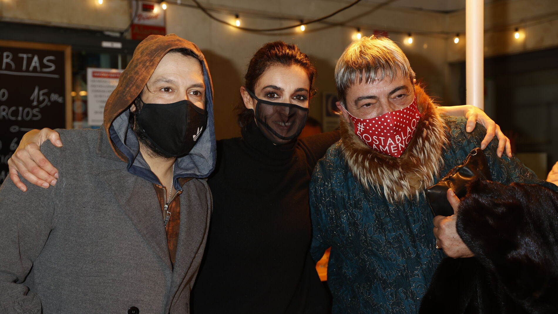 Rafael Amargo, Blanca Romero y Antonio Canales