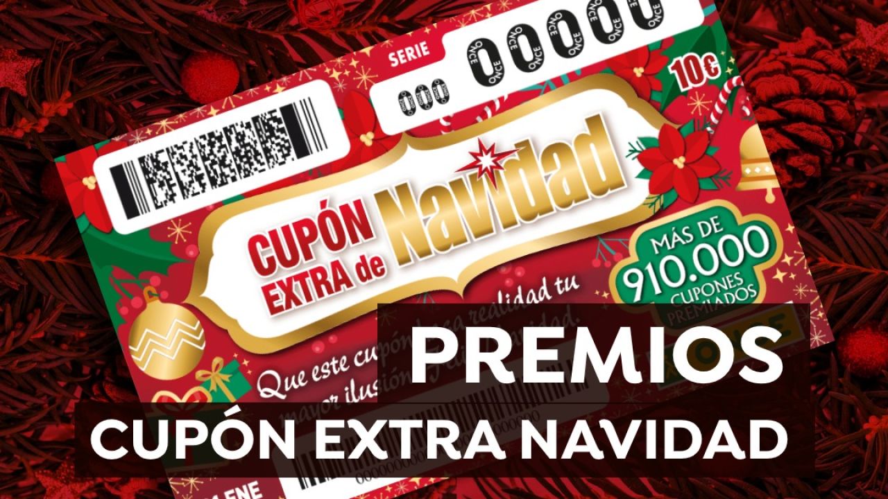 Cupón Extra de Navidad de la ONCE 2021 Premios del sorteo de hoy 1 de
