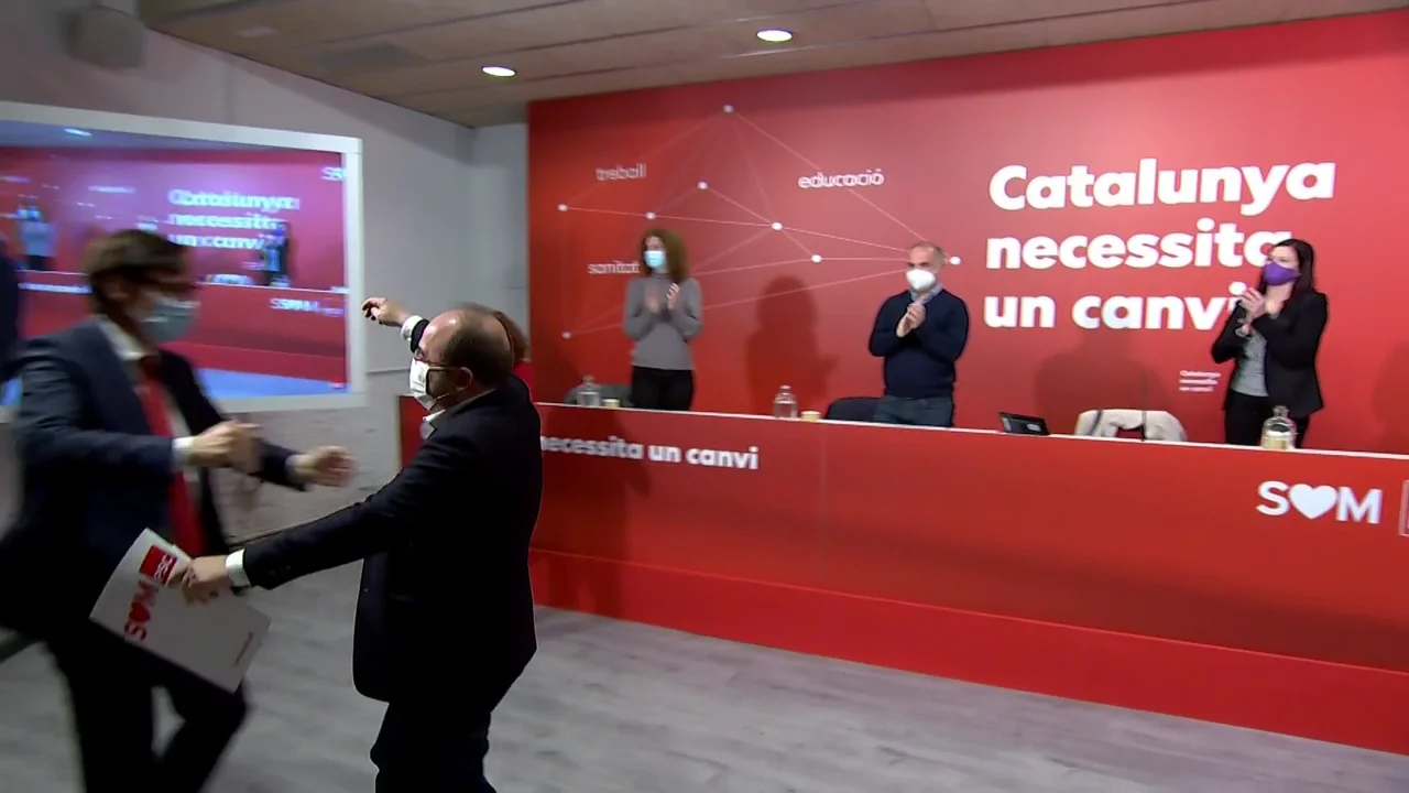 Salvador Illa acepta la candidatura socialista a la Generalitat: "Estoy preparado" Salvador Illa acepta la candidatura socialista a la Generalitat: "Estoy preparado"