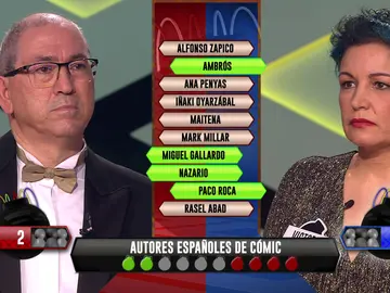 El reñidísimo desempate entre Alberto, de ‘Los lobos’ y Victoria, de ’Los dispersos’ El reñidísimo desempate entre Alberto, de ‘Los lobos’ y Victoria, de ’Los dispersos’