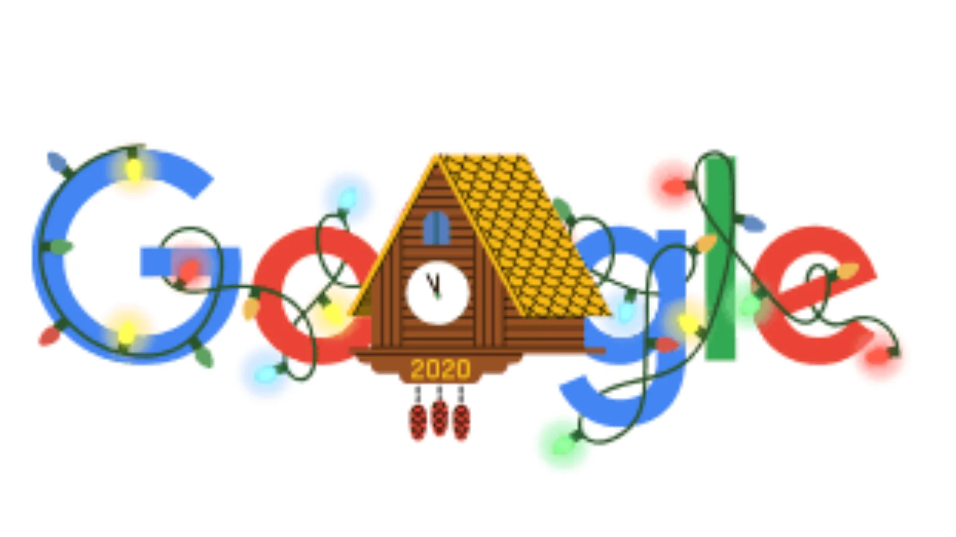 Doodle de Google en Nochevieja 2020 Doodle de Google en Nochevieja 2020