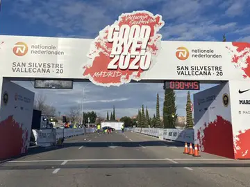Meta de la San Silvestre Vallecana 2020 Meta de la San Silvestre Vallecana 2020