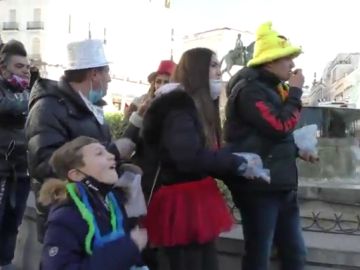 Así ha sido el ensayo de las campanadas en la Puerta del Sol de Madrid antes de Nochevieja