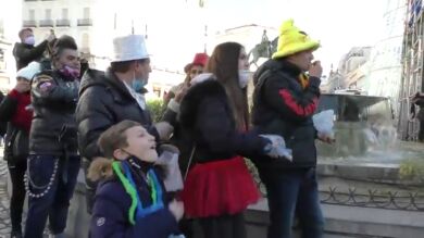 Así ha sido el ensayo de las campanadas en la Puerta del Sol de Madrid antes de Nochevieja