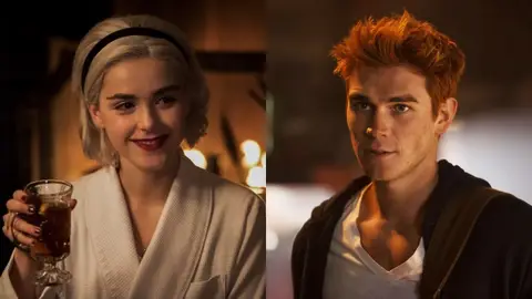 Kiernan Shipka y KJ Apa en el universo de Archie Comics Kiernan Shipka y KJ Apa en el universo de Archie Comics