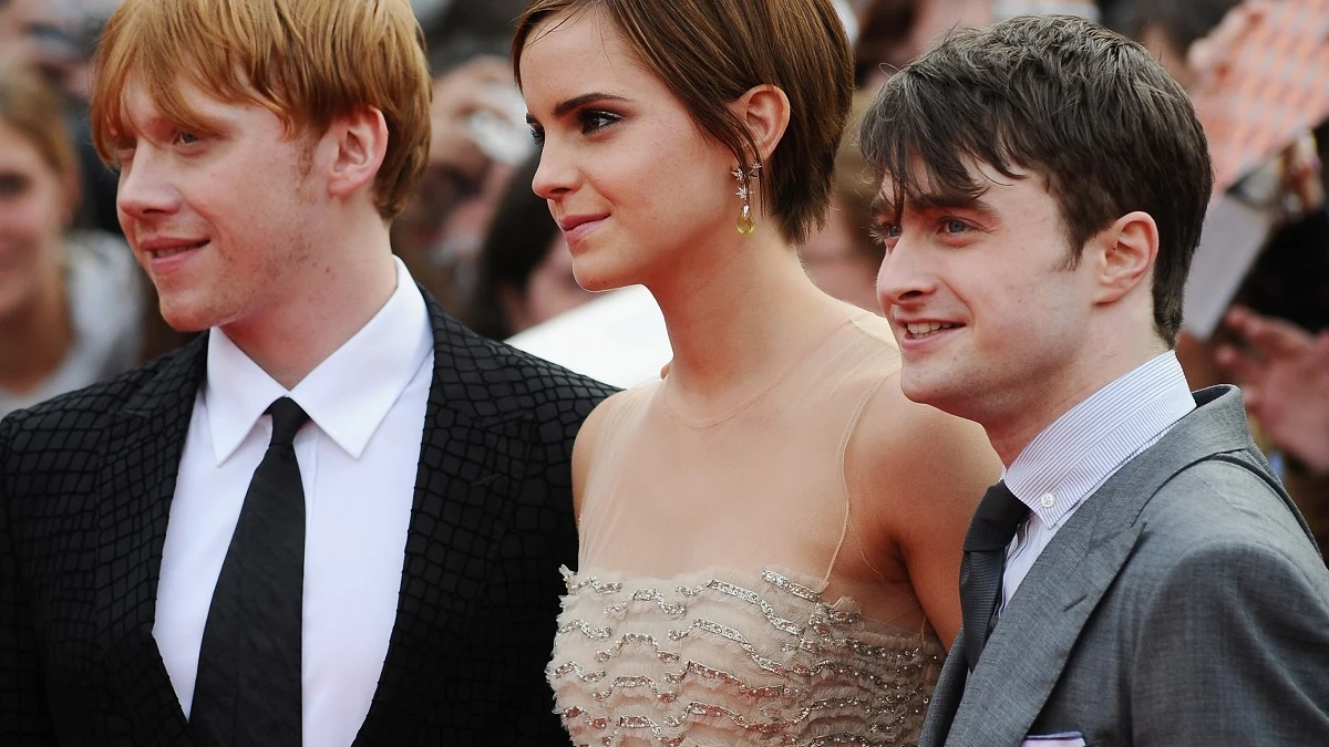 Rupert Grint, Emma Watson y Daniel Radcliffe Rupert Grint, Emma Watson y Daniel Radcliffe