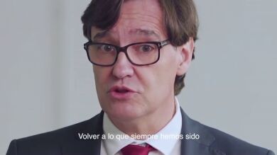 Primer anuncio electoral de Salvador Illa como candidato a president: 
