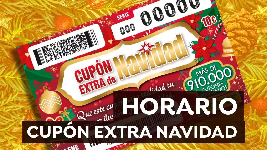 Cup&oacute;n Extra de Navidad ONCE 2021: Horario y d&oacute;nde ver el sorteo de hoy 1 de enero